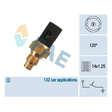 Sonde de Température Liquide de Refroidissement Pour Renault Kangoo 7700771786