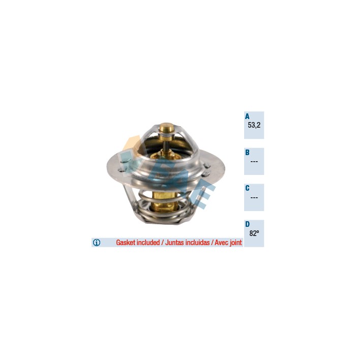 Thermostat d'Eau Pour Peugeot Renault Citroën Talbot 7701348372 79.100.165.60