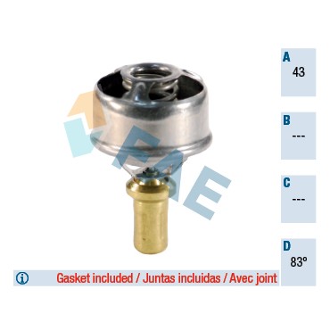 Thermostat d'Eau Pour Renault Rodeo 4 Super 5 Trafic Twingo DAF 55 Break Coupé