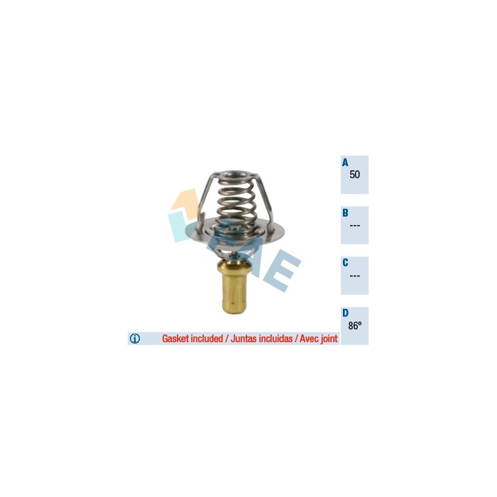 Thermostat d'Eau Pour Renault Clio I R19 Rapid Dacia Solenza