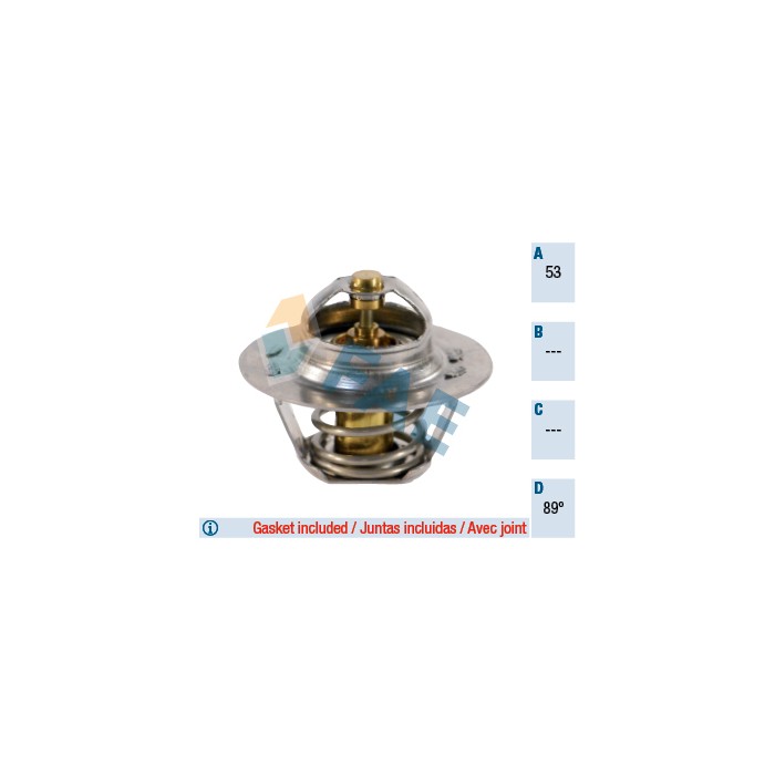 Thermostat d'Eau Pour Renault Opel Vauxhall Volvo 7700866896 4402719 3474877