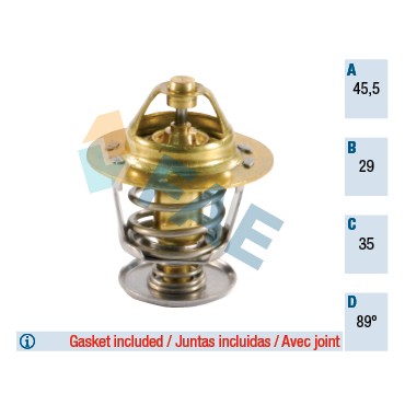 Thermostat d'Eau Pour Peugeot 106 Nissan Citroën Rover 21200-6F900 96.006.231