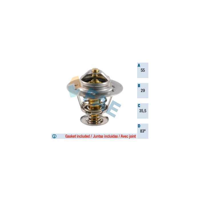 Thermostat d'Eau Pour Peugeot Fiat Ducato Toyota Suzuki 9616090180 SU001-00223