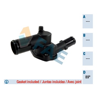 Boitier Thermostat d'Eau Pour Renault Clio II III Kangoo Modus 8200660882