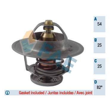 Thermostat d'Eau Pour Peugeot Seat Opel Movano Fiat Campagnola 4500823 500329622