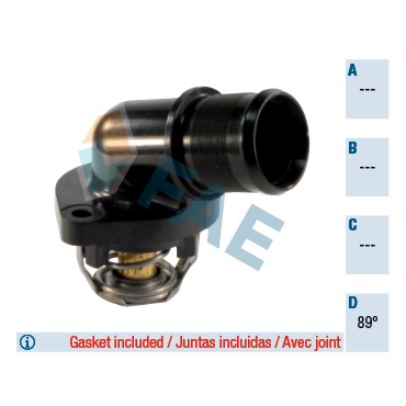 Boitier Thermostat d'Eau Pour Peugeot 106 306 1007 Bipper Partner Citroën