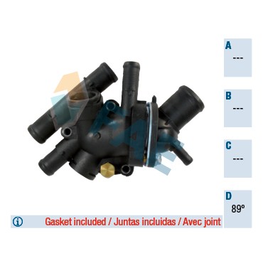 Boitier Thermostat d'Eau Pour Renault Clio II Espace III Kangoo Megane I Scenic