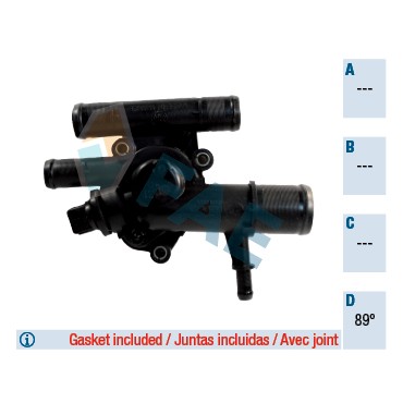 Boitier Thermostat d'Eau Pour Renault Opel Nissan Vauxhall 8200074346 4404305