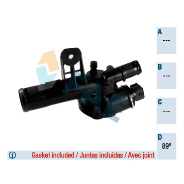 Boitier Thermostat d'Eau Pour Renault Clio III Grand Scénic II Megane Modus