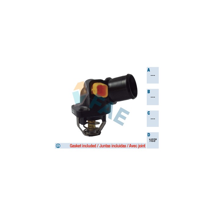 Boitier Thermostat d'Eau Pour Peugeot Fiat Citroën C2 C3 1336.Y8 9650926280