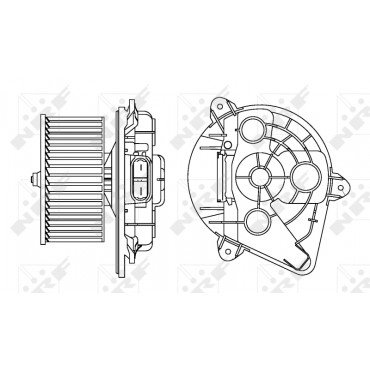 Pulseur d'Air Habitacle Pour Renault Opel Nissan Vauxhall 7701050309 4409447