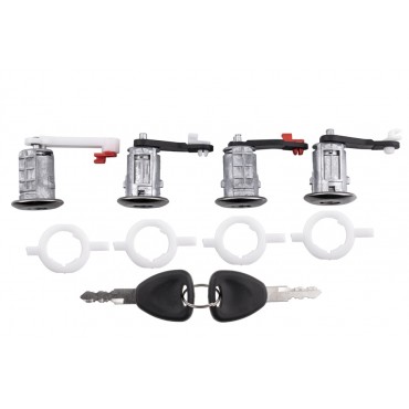 Kit Serrure Portes et Coffre Pour Renault Master II Opel Movano