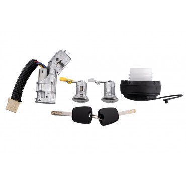 Contacteur d'Allumage + Serrures Portes Pour Peugeot 107 Toyota Aygo Citroën C1