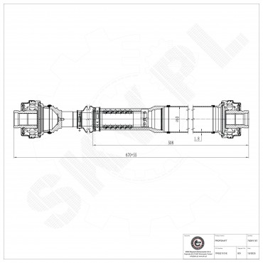 Arbre de Transmission Longitudinal Pour VW Touareg Porsche Cayenne