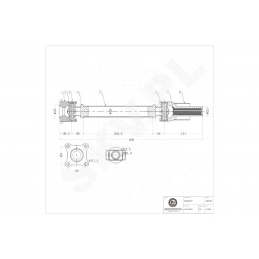 Arbre de Transmission Longitudinal Pour Suzuki 2710176J02