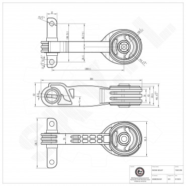 Support Moteur Droit Supérieur Pour Honda Civic VIII 50880SNAA81