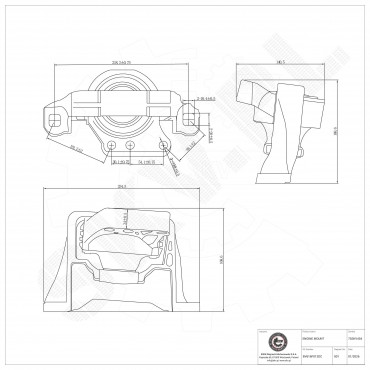 Support Moteur Droit Pour Ford Focus III Kuga II BV616F012DC