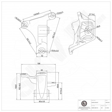 Support Moteur Avant Pour Honda Civic VII FR-V Stream 50840S6M010, 50840S7C000