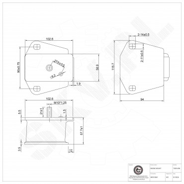 Support Moteur Pour Mitsubishi L200 Pajero Sport I