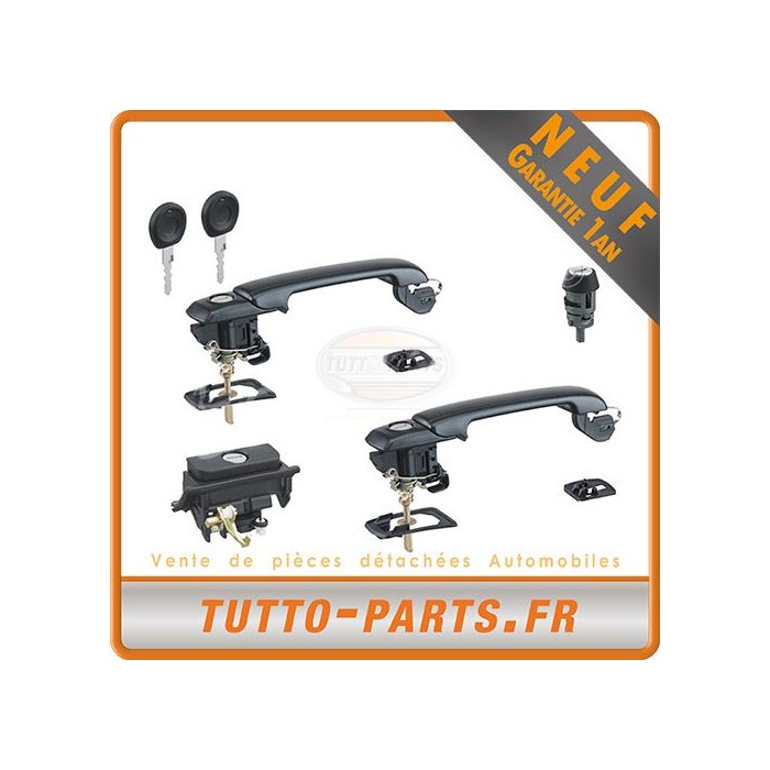 Kit Complet Poignées Serrures pour VW Golf III