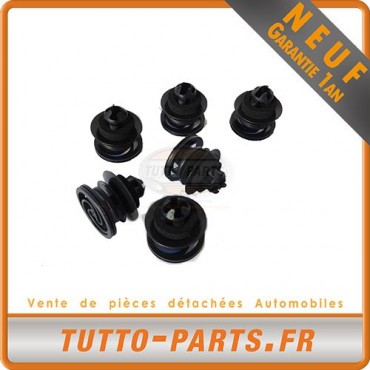 x10 agrafe Clips fixation panneau de porte pour Seat Leon Skoda Superb VW Golf