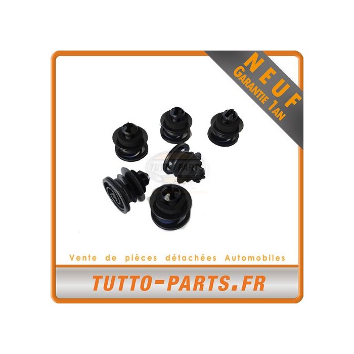x10 agrafe Clips fixation panneau de porte pour Seat Leon Skoda Superb VW Golf