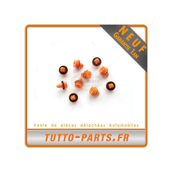  x1x10 agrafe Clips fixation panneau de porte pour Mercedes CLASSE A B C 