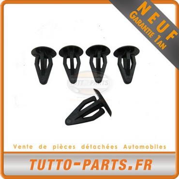x5 agrafe Clips garniture panneau Hayon pour Seat Toledo VW Golf