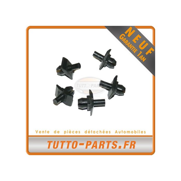 x5 agrafe Clips Fixation Calandre pour VW Golf Jetta T2 
