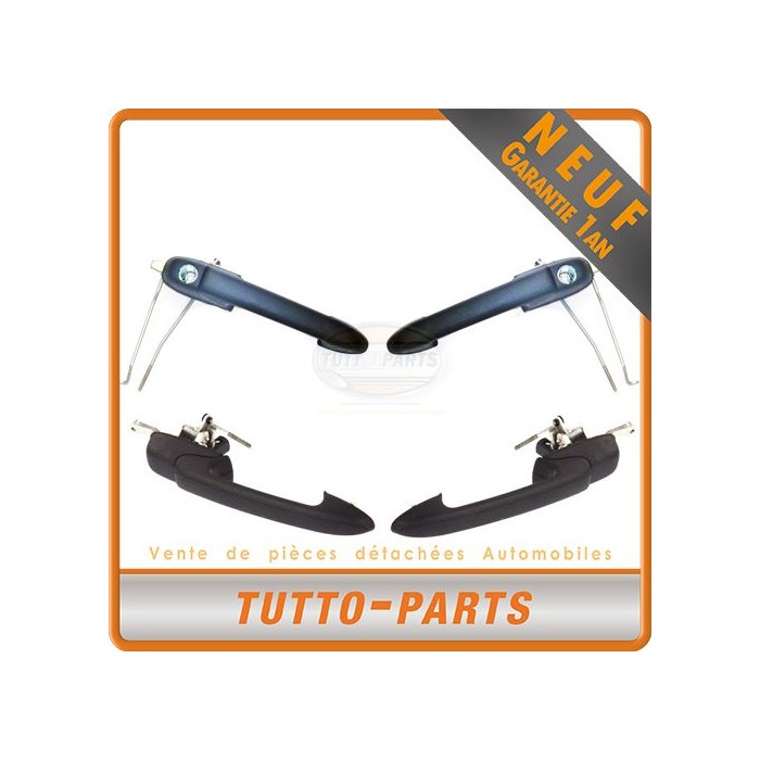 Kit Complet Poignée de porte Avant Gauche pour FIAT Brava Marea