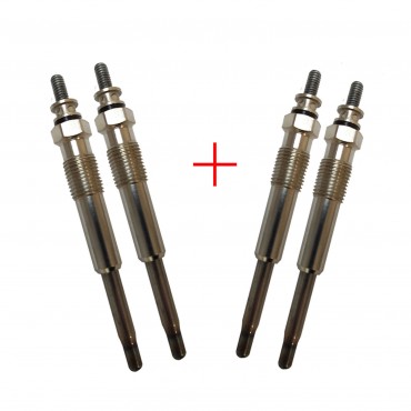 x4 Bougie de préchauffage...