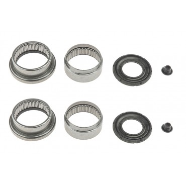 x2 Roulement + bague de bras de train arriere Essieu Pour Peugeot 206 5131A6S2